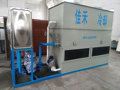封閉式冷卻塔是由哪些配件組合而成的？