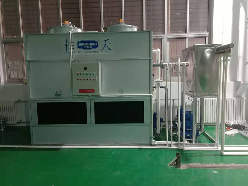 鋼廠用閉式冷卻塔安裝示意流程 鋼廠用閉式冷卻塔安裝示意流程